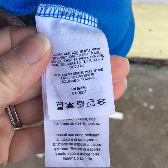 Sky Blue Zip up Columbia Jacket - Picture 8 of 8